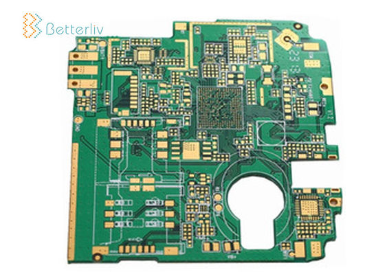 HASL τέσσερα πάχος PCB 1.0mm στρώματος που καλύπτει το σκληρό προσαρμοσμένο χρυσός μέγεθος πινάκων